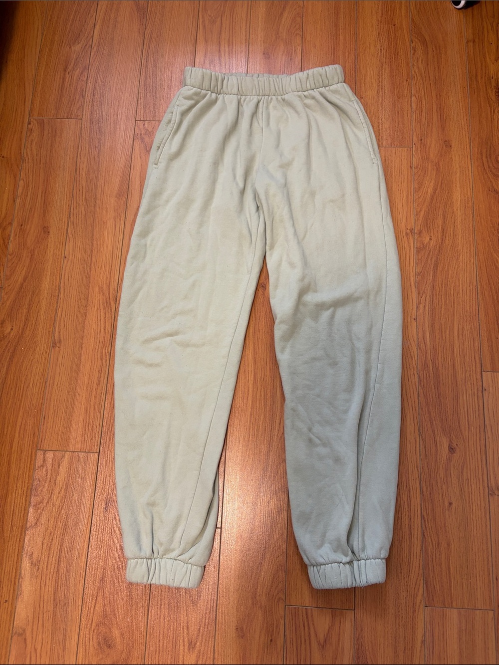 Brandy Melville Low Waist Light Sage Green Sweatpants